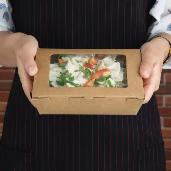 Fiesta Salad Box with PET Window 700ml (Pack of 200) - Image 4