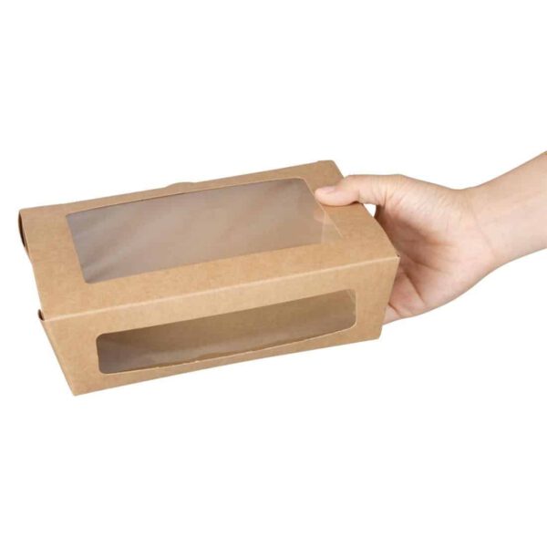 Fiesta Salad Box with PET Window 1200ml (Pack of 150) - Image 3