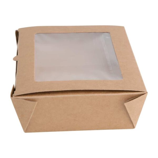 Fiesta Salad Box with PET Window 1600ml (Pack of 100) - Image 2