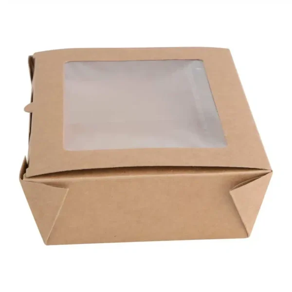 Fiesta Salad Box with PET Window 1600ml (Pack of 100) - Image 2