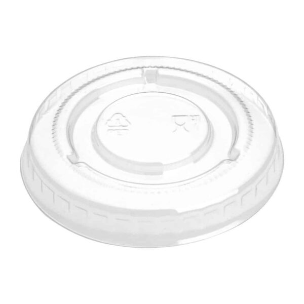 Fiesta Recyclable PET Bagasse Cup Lids Clear (Pack of 1000) - Image 5