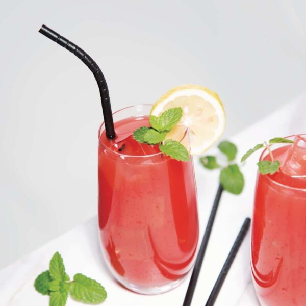 Fiesta Compostable Individually Wrapped Bendy Paper Straws Black (Pack of 250) - Image 4