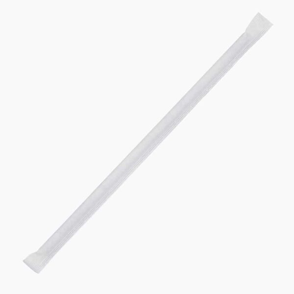 Fiesta Compostable Individually Wrapped Bendy Paper Straws Black (Pack of 250) - Image 5