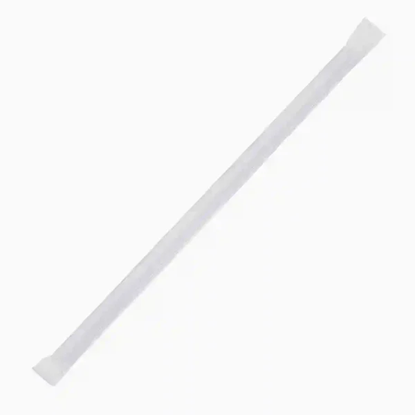 Fiesta Compostable Individually Wrapped Bendy Paper Straws Black (Pack of 250) - Image 5
