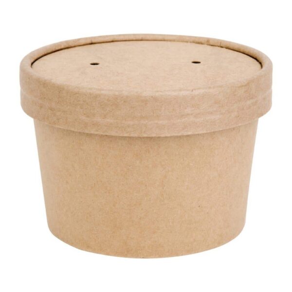 Fiesta Recyclable Soup Containers 230ml/8oz 98mm (Pack of 500) - Image 2