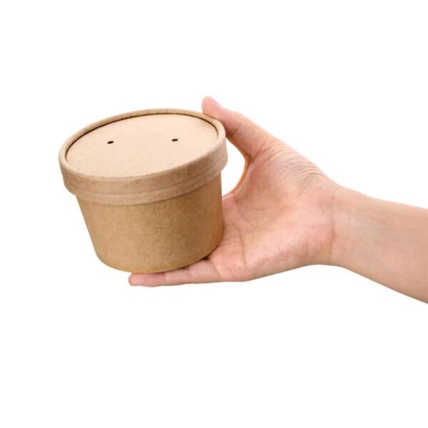 Fiesta Recyclable Soup Containers 230ml/8oz 98mm (Pack of 500) - Image 4