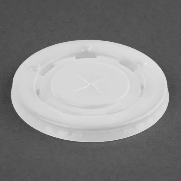 Fiesta Recyclable Polystyrene Lids for 16oz/20oz Cold Paper Cups 90mm (Pack of 1000) - Image 1