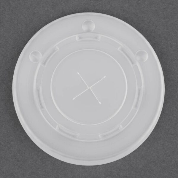 Fiesta Recyclable Polystyrene Lids for 16oz/20oz Cold Paper Cups 90mm (Pack of 1000) - Image 2