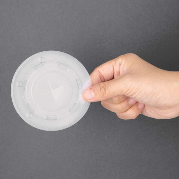 Fiesta Recyclable Polystyrene Lids for 16oz/20oz Cold Paper Cups 90mm (Pack of 1000) - Image 3