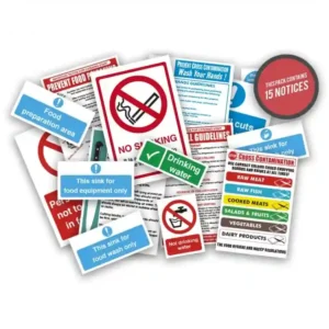 Health and Safety Signs Pack - Food Preparation Area