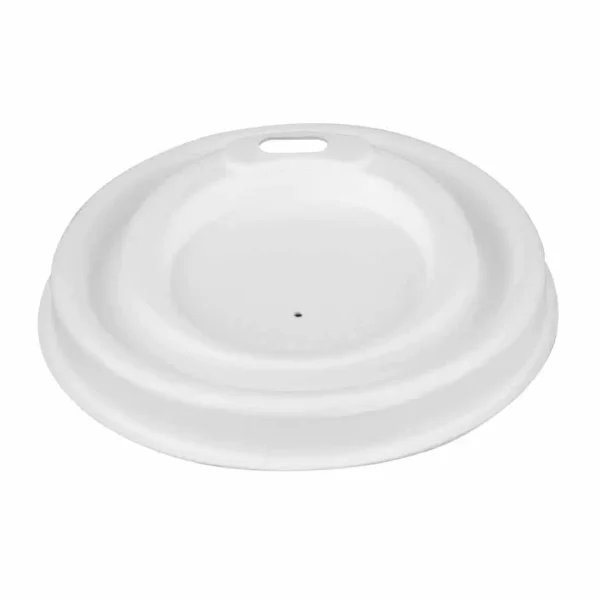 Fiesta Compostable Bagasse Coffee Cup Lids 225ml / 8oz (Pack of 1000) - Image 2