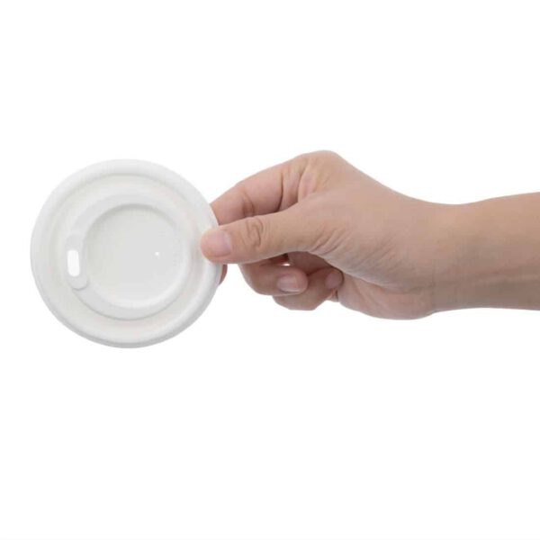 Fiesta Compostable Bagasse Coffee Cup Lids 225ml / 8oz (Pack of 1000) - Image 3