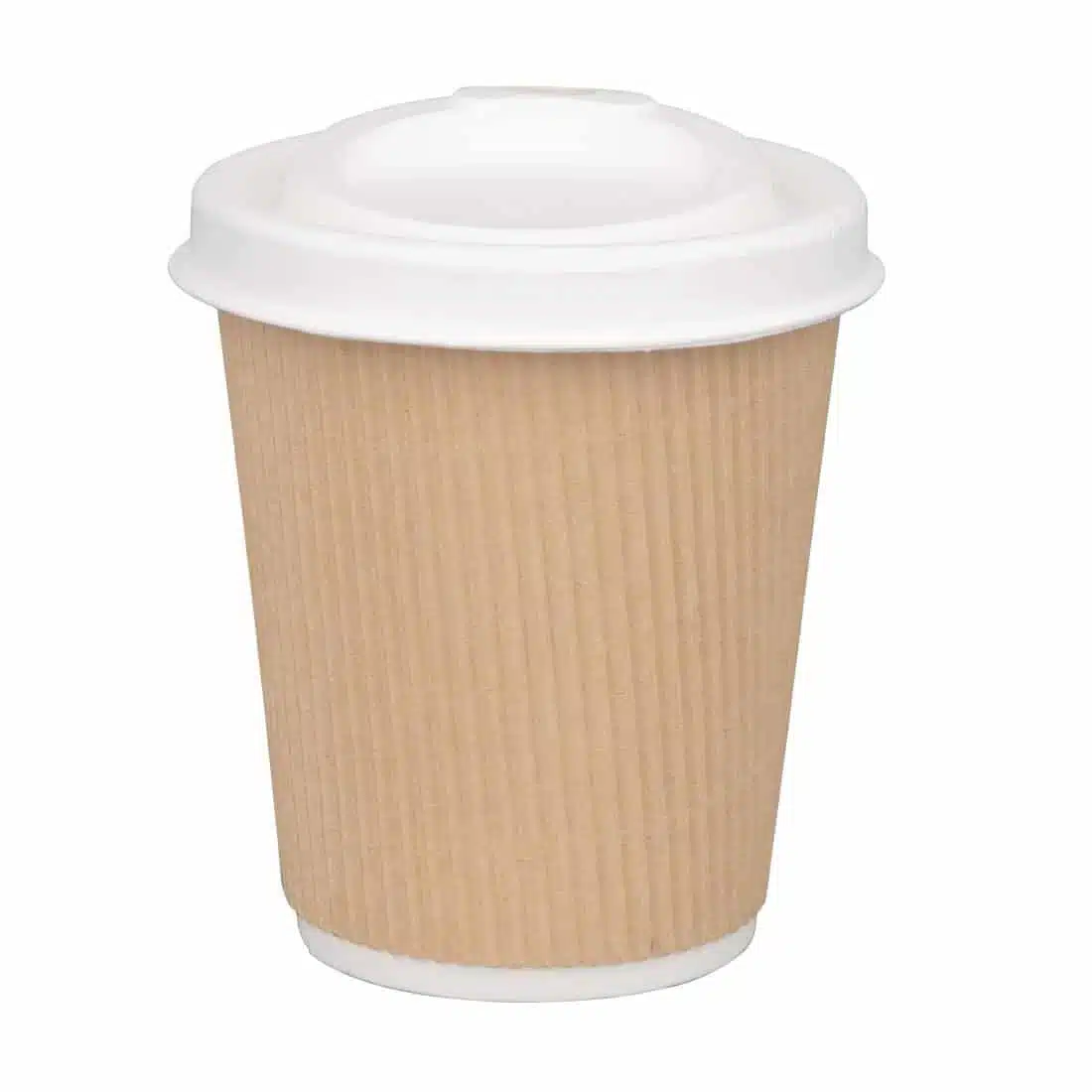 Fiesta Compostable Bagasse Coffee Cup Lids 225ml / 8oz (Pack of 1000) - Image 4