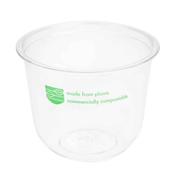 Vegware 96-Series Compostable PLA Deli Pots 12oz (Pack of 1000) - Image 2
