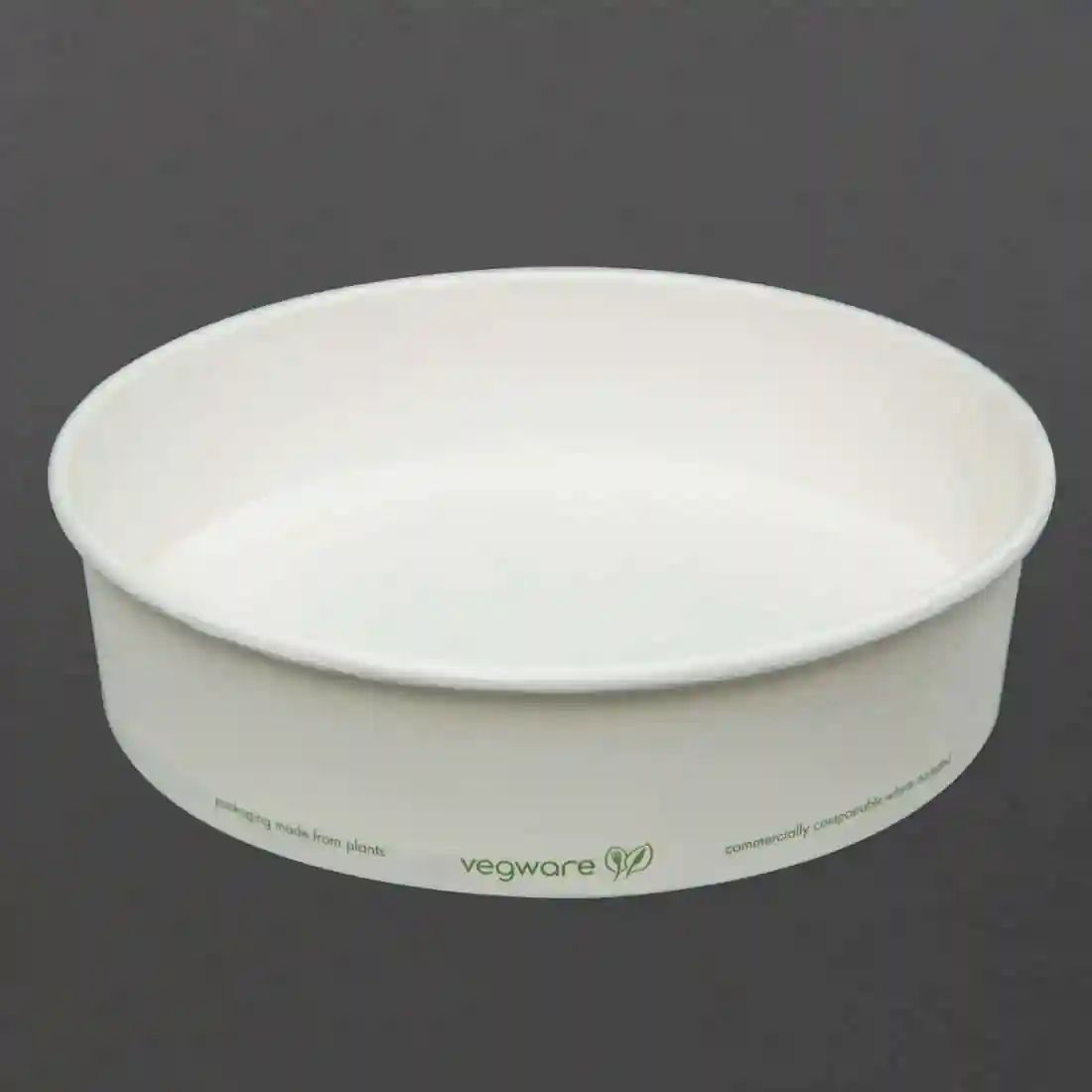 Vegware 185-Series Compostable Bon Appetit Wide PLA-lined Paper Food Bowls 26oz (Pack of 300) - Image 6