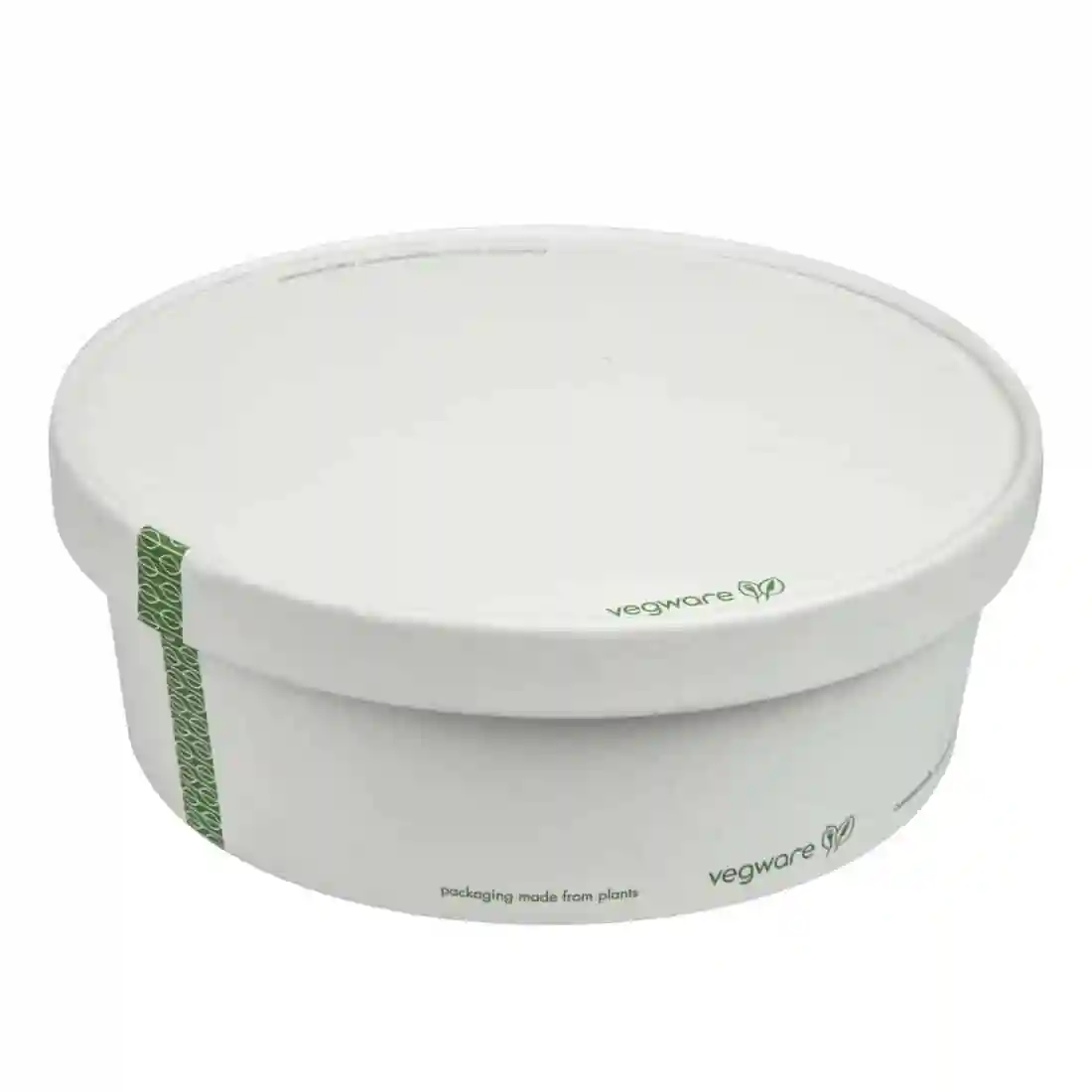 Vegware 185-Series Compostable Bon Appetit Wide PLA-lined Paper Food Bowls 32oz (Pack of 300) - Image 5