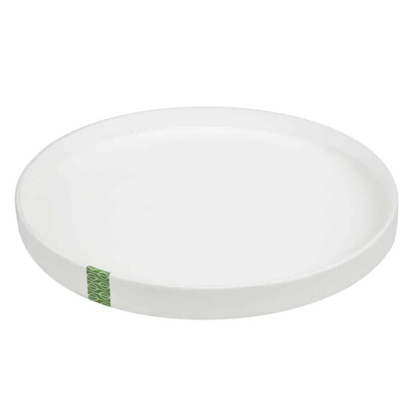 Vegware 185-Series Compostable Bon Appetit Wide PLA-lined Paper Food Bowl Lid (Pack of 300) - Image 3