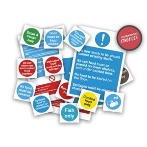 Health and Safety Signs Pack - Food Storage