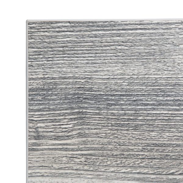Bolero Pre-Drilled Square Melamine Table Top Ash Grey 600mm - Image 4