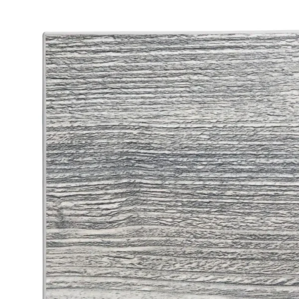 Bolero Pre-Drilled Square Melamine Table Top Ash Grey 600mm - Image 4