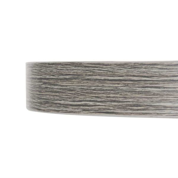 Bolero Pre-Drilled Round Melamine Table Top Ash Grey 600mm - Image 3