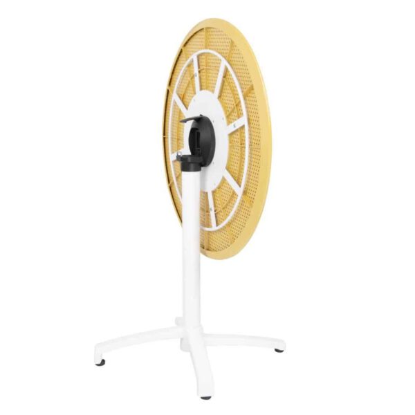 Bolero Folding Polypropylene Table 800mm Mustard Yellow - Image 2