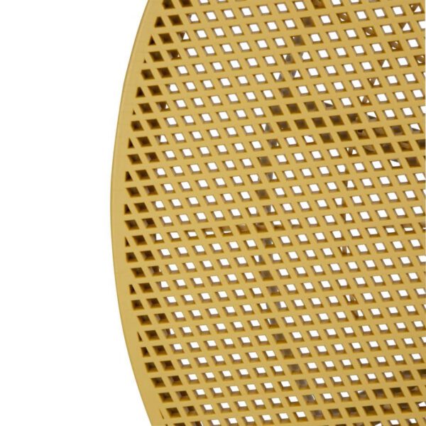 Bolero Folding Polypropylene Table 800mm Mustard Yellow - Image 4