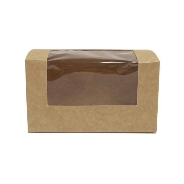 Fiesta Recyclable Bloomer Box with PET Window 70x125mm (Pack of 500) - Image 2