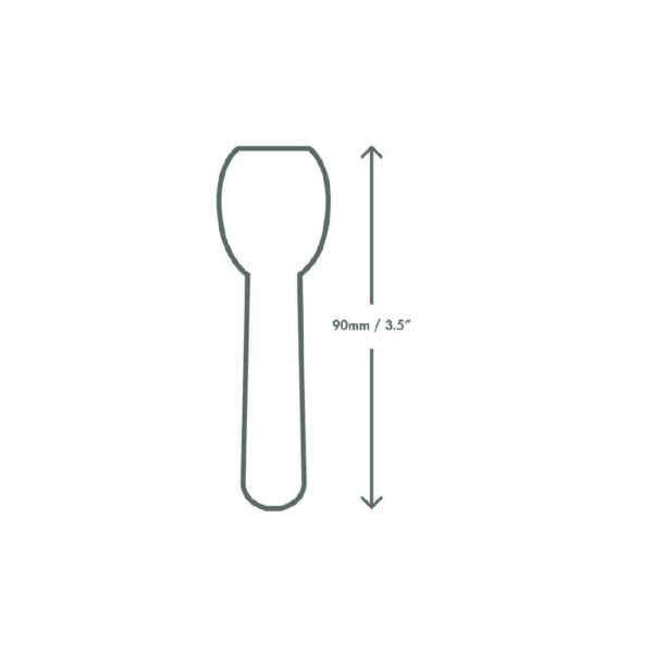 Vegware Paper Ice-Cream Spoon (Pack of 2000) - Image 3