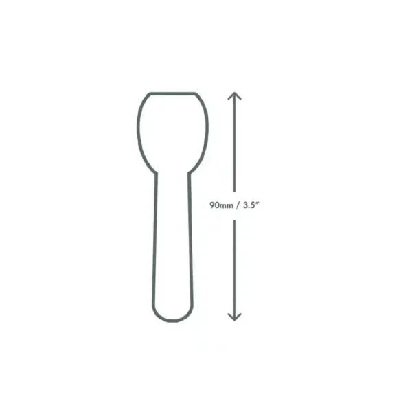 Vegware Paper Ice-Cream Spoon (Pack of 2000) - Image 3
