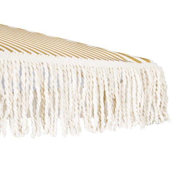 Bolero Sicily Round Striped Parasol 2m Diameter - Image 4