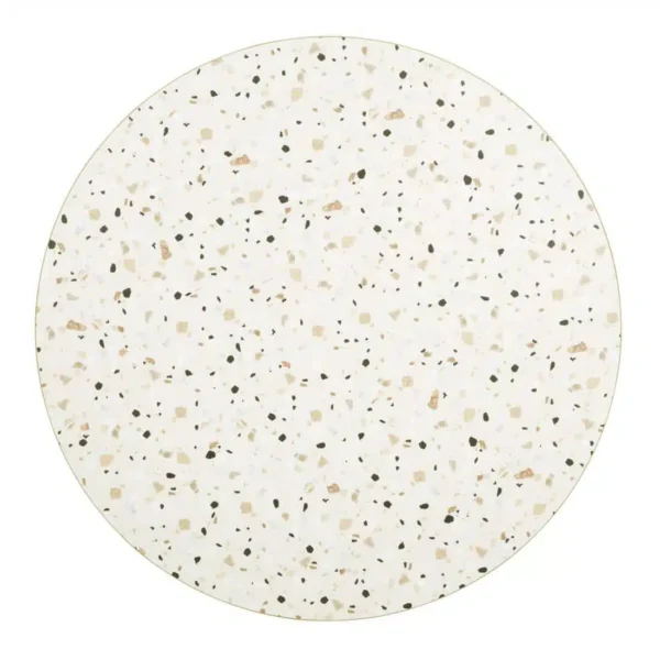 Bolero Terrazzo Style Round Table Top 600mm - Image 2