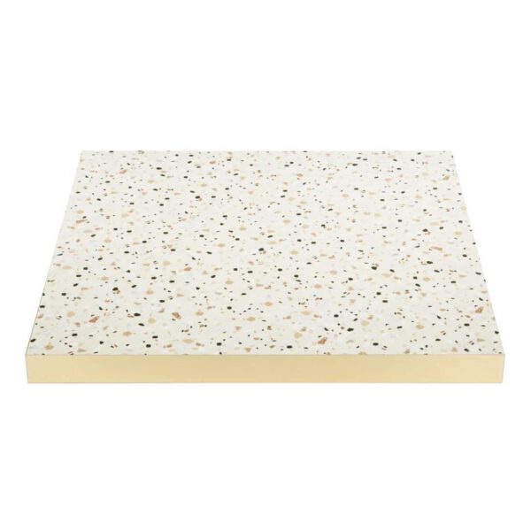 Bolero Terrazzo Style Square Table Top 700x700mm