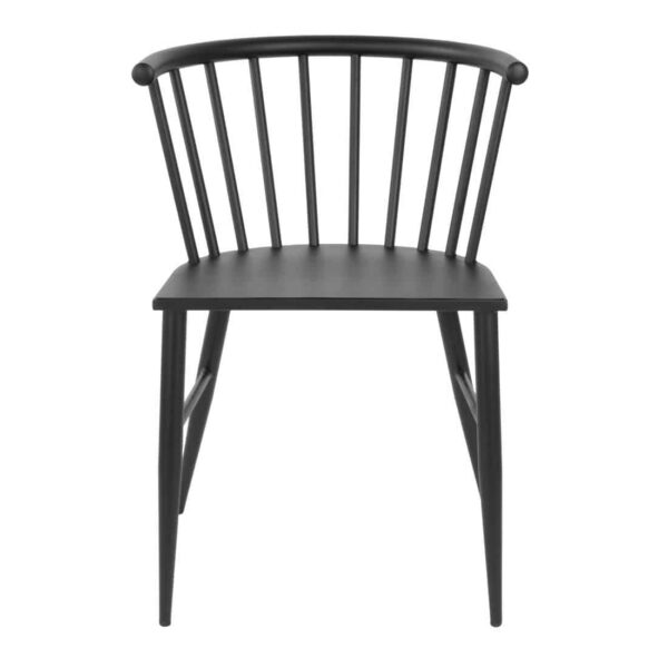 Bolero Harrowdene Black Spindle Chairs (Pack of 2) - Image 2