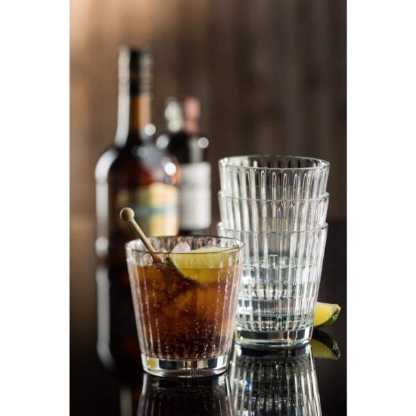 Utopia Lucent Lined Stacking Tumblers 340ml (6 Pack) - Image 2