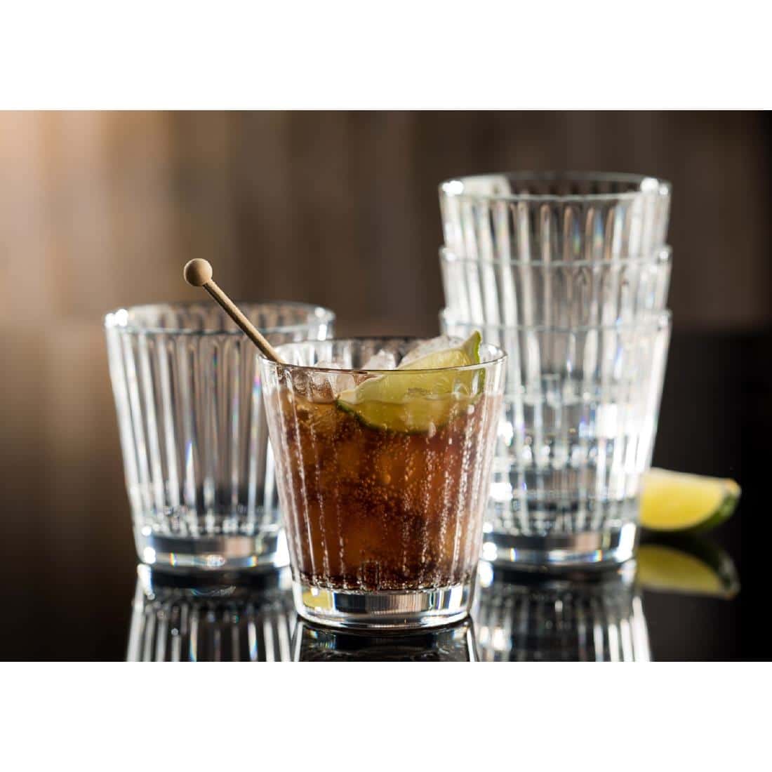 Utopia Lucent Lined Stacking Tumblers 340ml (6 Pack) - Image 6