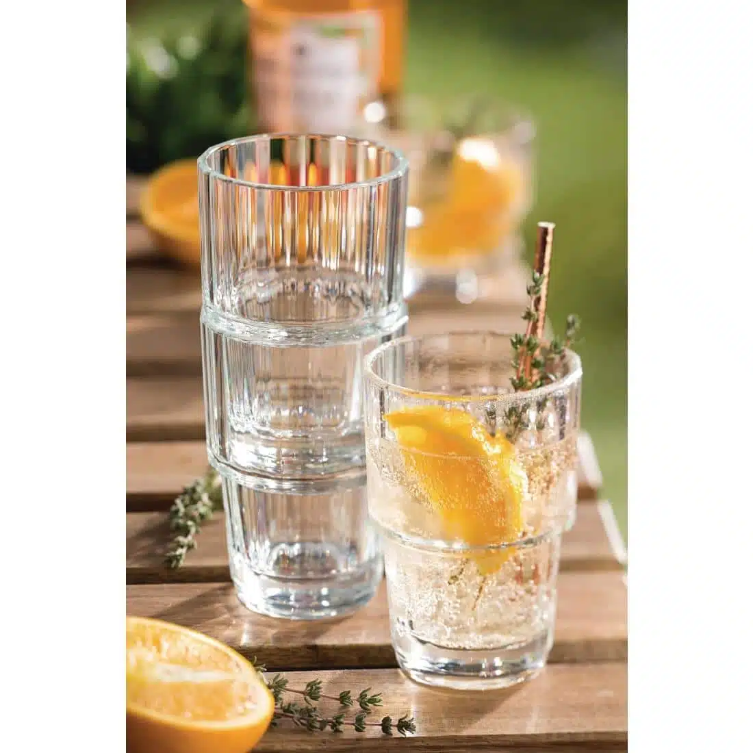 Utopia Lucent Nepal Stacking Tumblers 400ml (6 Pack) - Image 2