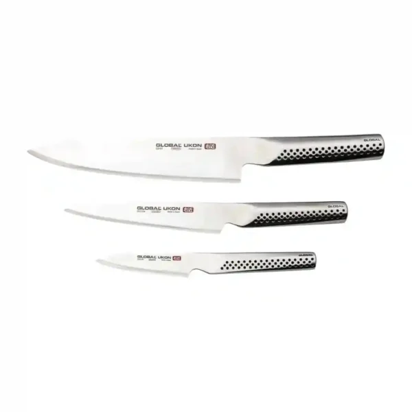 Global Knives Ukon Range 'Sakura' 3 Piece Knife Set - Image 1