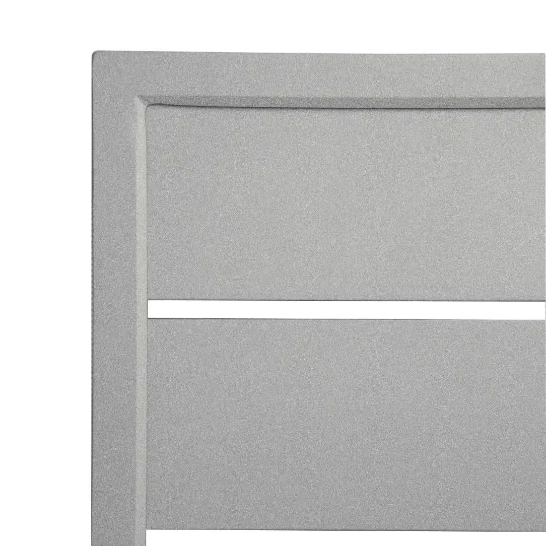 Bolero Aluminium Square Table Top Light Grey 700mm - Image 4