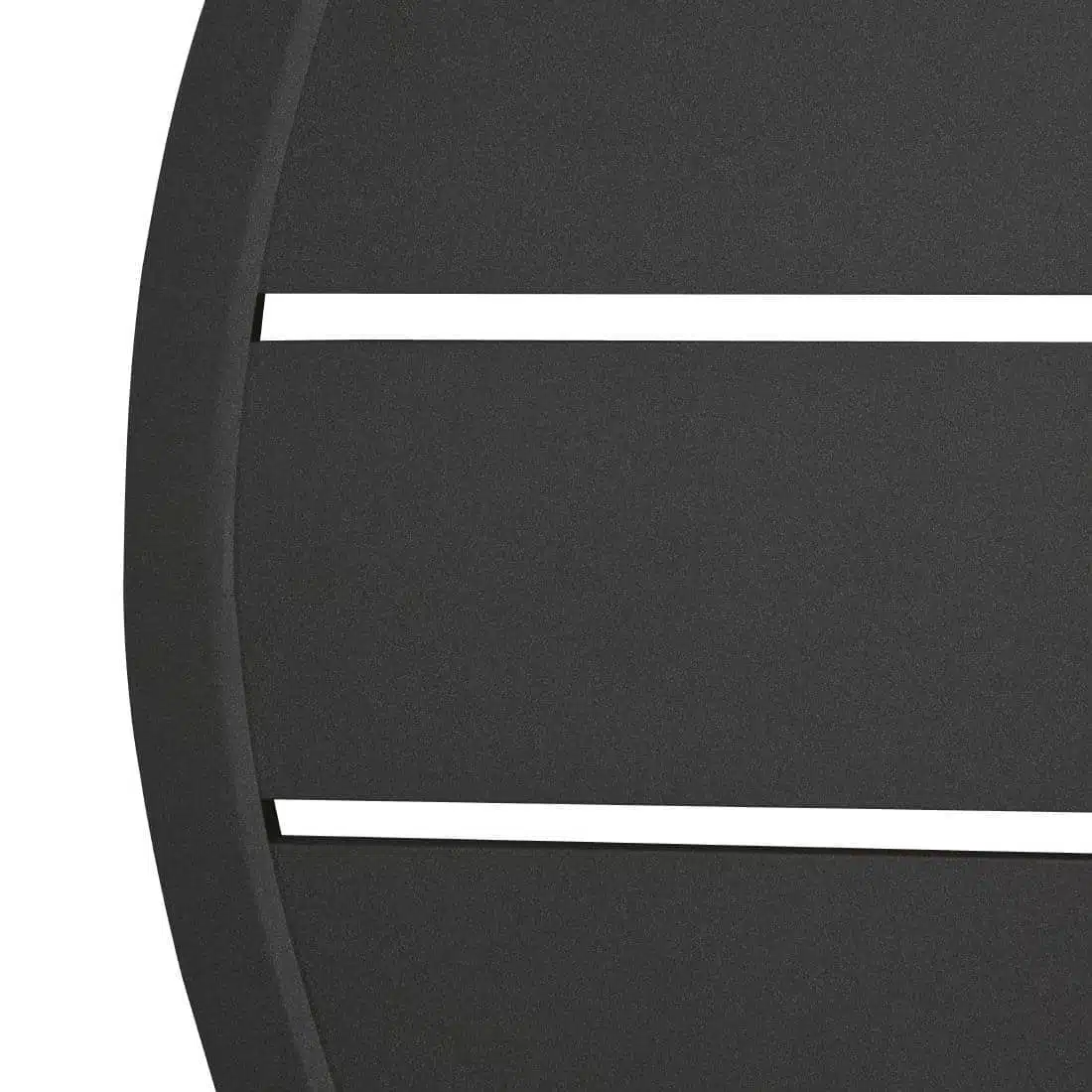 Bolero Aluminium Round Table Top Black 580mm - Image 4