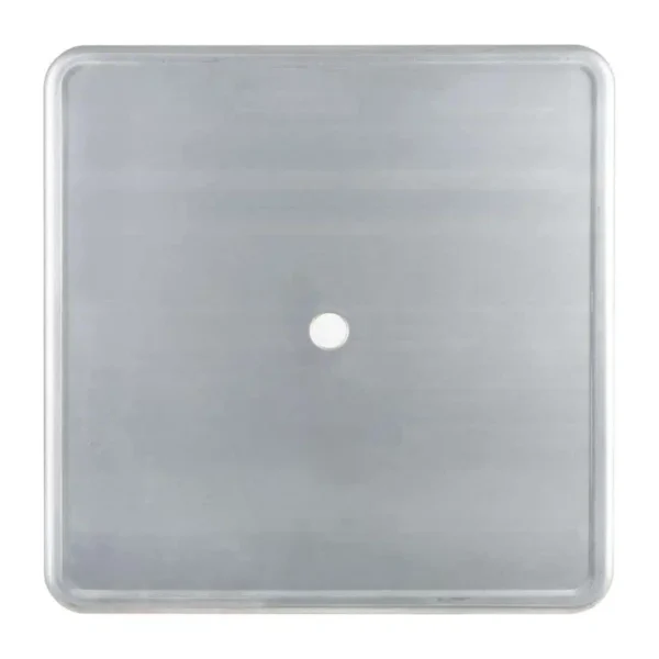 Bolero Bistro Galvanised Steel Square Table 668mm (Single) - Image 4