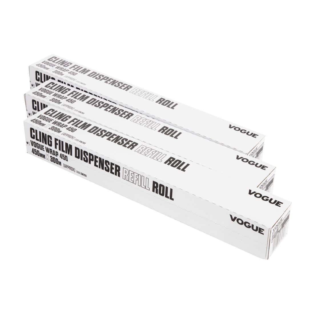 Vogue Pre-Perforated Cling Film 450mm x 500m (Pack of 3) - Image 8