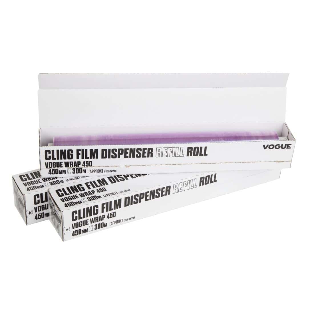 Vogue Pre-Perforated Cling Film 450mm x 500m (Pack of 3) - Image 9