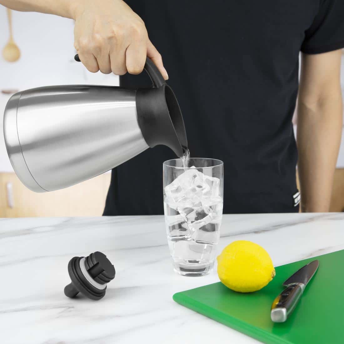 Olympia Screwtop Vacuum Jug 1Ltr - Image 6