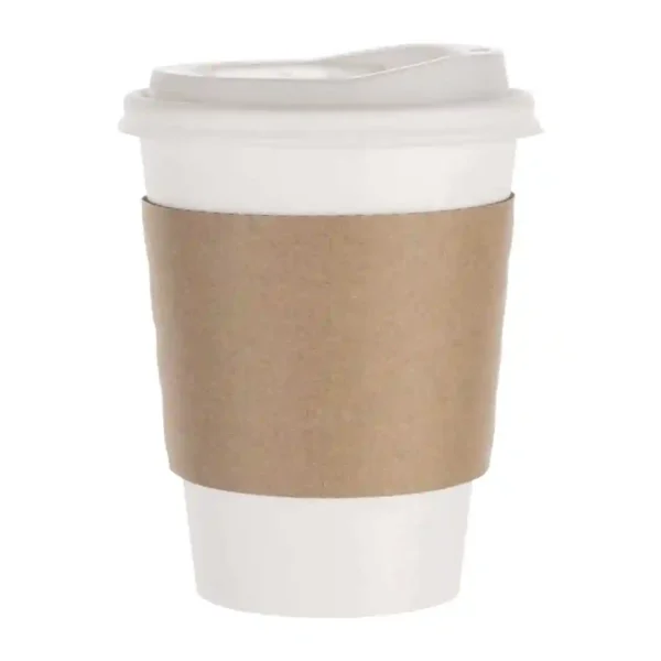 Fiesta Compostable Corrugated Cup Sleeves for 12/16oz Cups (Pack of 1000) - Image 9