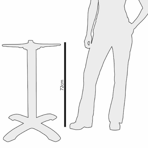 Bolero Cast Iron Table Base - Image 2