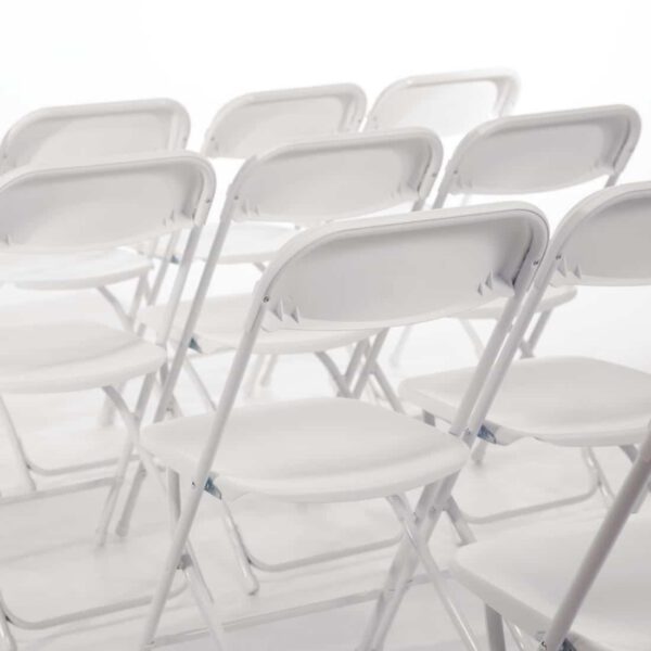 Bolero PP Folding Chairs White (Pack of 10) - Image 4