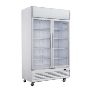 Polar G-Series Upright Display Cooler with Light Box 950Ltr