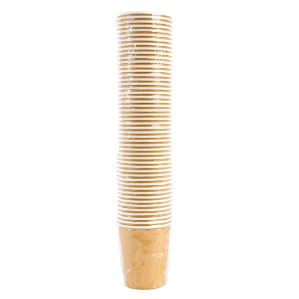 Fiesta Recyclable Coffee Cups Single Wall Kraft 225ml / 8oz (Pack of 1000) - Image 6