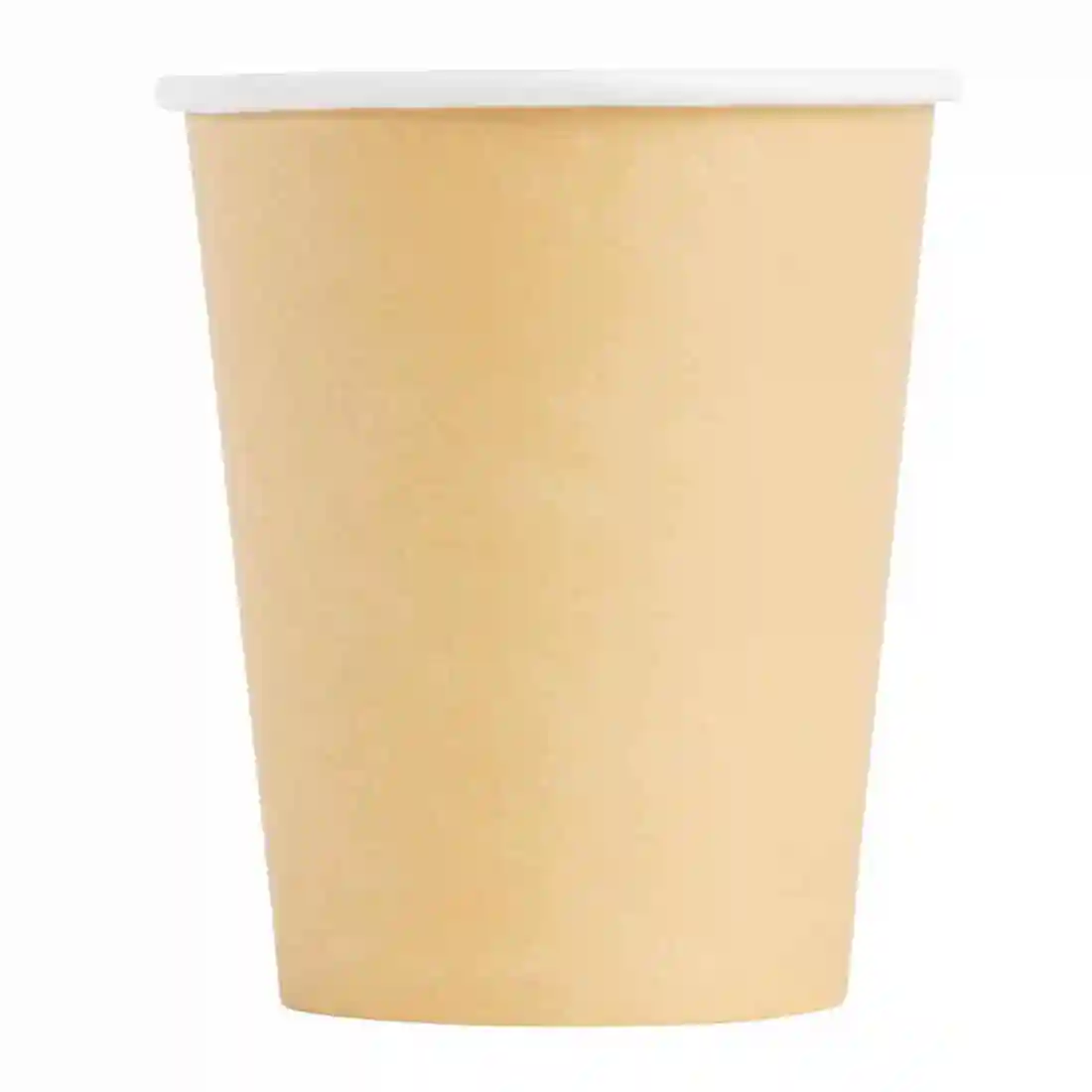 Fiesta Recyclable Coffee Cups Single Wall Kraft 225ml / 8oz (Pack of 50) - Image 2